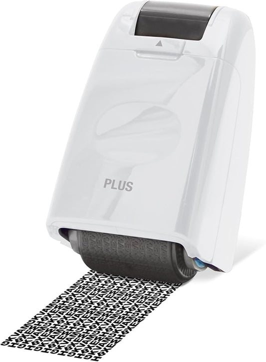 Plus Guard Your Id Roller Stamp, White
