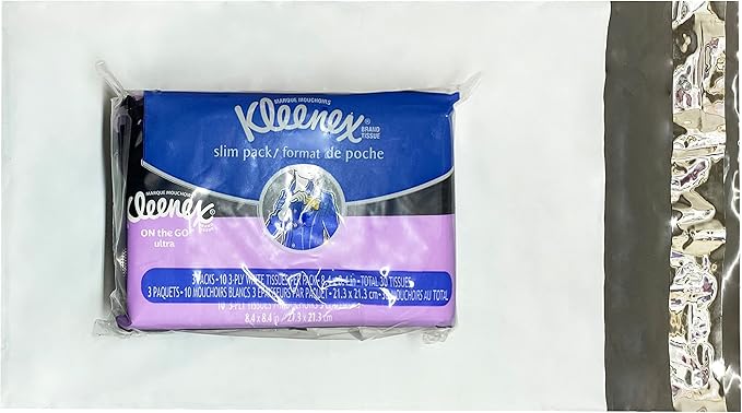 Colored Poly Mailers Pack of: Be creative with your packaging with Colored mailers (White, 6" x 9" pack of 200)