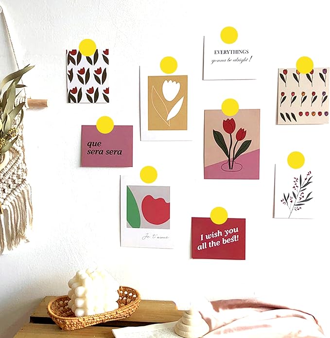 PARLAIM 3/4 Inch Dot Stickers, 10000 Pack Round Color-Code Circle Labels, Permanent Adhesive Color Coding Stickers Garage Sale Sticker - 10 Rolls Yellow