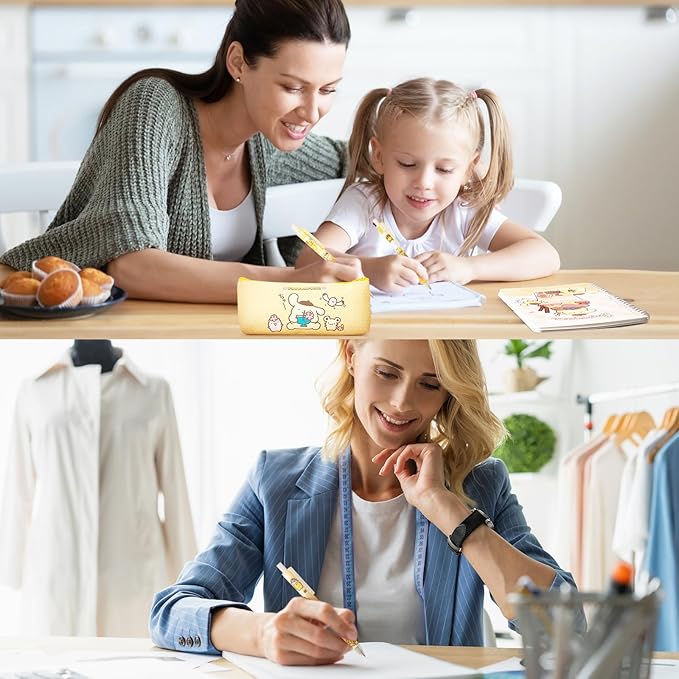 Cute School Supplies Anime Stationery Gift Set Includs Gel Pens, Journal Notebook, 50 Stickers, Pencil Case, Kawaii Stationery Set, Back to School Gift(Green)