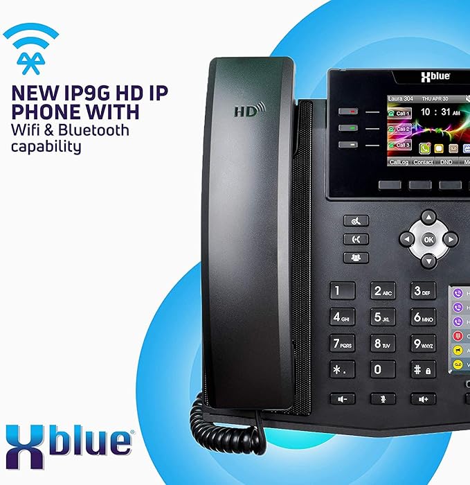 XBLUE X16 Plus VoIP System Bundle with (7) IP9g IP Phones - Including Auto Attendant, Voicemail, Remote Phone Extensions & Call Recording