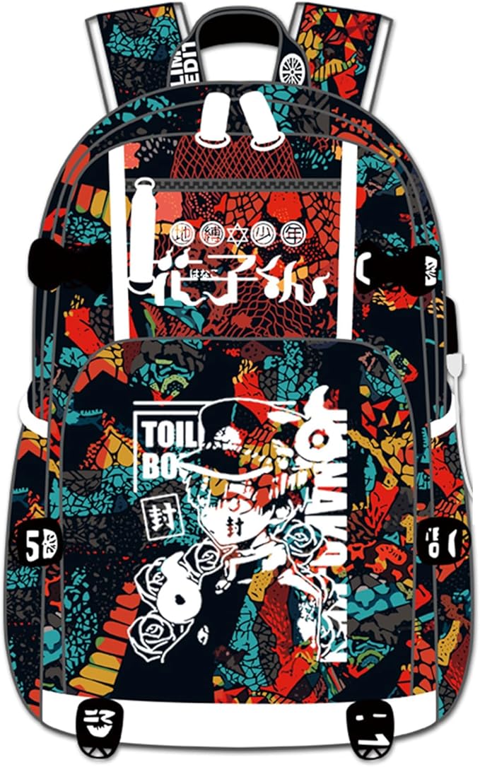 ISaikoy Anime Toilet Bound Hanako kun Backpack Satchel Bookbag Daypack School Bag Laptop Shoulder Bag Style9