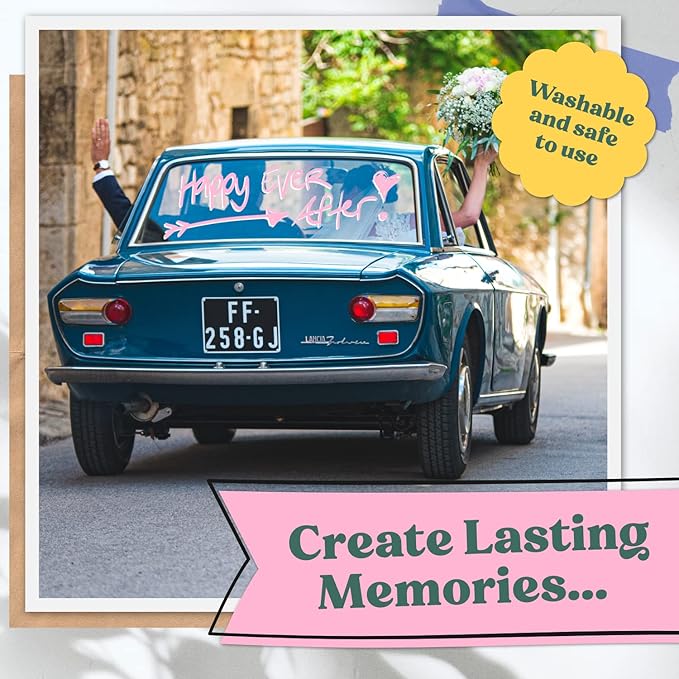 8 Chalkboard Chalk Markers (10mm Wide Nib) - Classic Earth Color Pens - For Blackboards, Chalkboard, Bistro, Window - Erasable Dry Erase Chalk Ink Pen, Window Markers for Cars