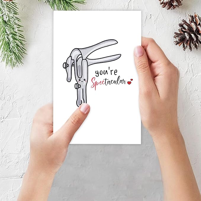 Funny You're Spectacular Card, Lovely Thank You Card for OB GYN Family Doctor Midwife, Unique Thank You Gifts for Doctor Nurse, Cute Medical Card
