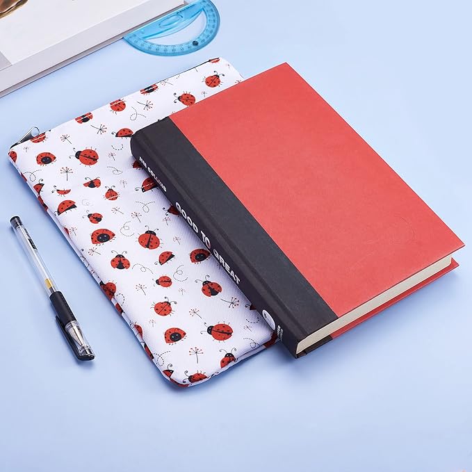 Book Sleeve for Book Lovers, Bookish Book Protector, Book Covers for Paperbacks, Washable Fabric, Book Sleeves with Zipper, Medium 11 Inch X 8.7 Inch