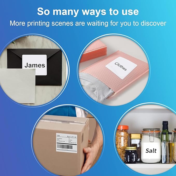 6 Up Shipping Address Labels, 3.33" X 4" (8164/5164) FBA SKU Barcode Label for Inkjet/Laser Printer (1000 Sheet -6000 Labels)