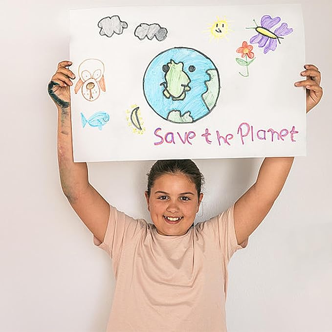 25 Packs Poster Boards11x14“White Poster Paper,Poster Board Bulk,Posteboard,School Supplies