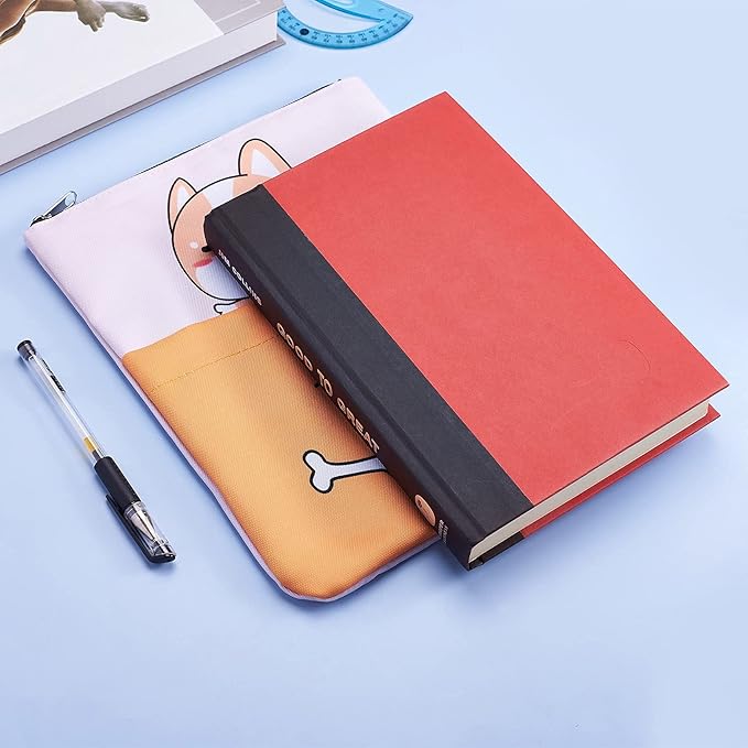 Book Sleeve for Book Lovers, Bookish Book Protector, Book Covers for Paperbacks, Washable Fabric, Book Sleeves with Zipper, Medium 11 Inch X 8.7 Inch