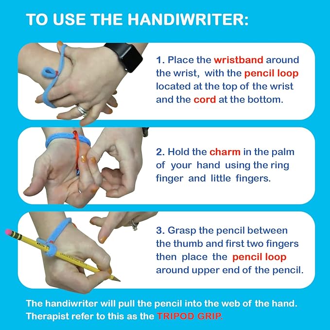Handwriting Aids for Pencil Grips, Writing Tools for Special Education Classroom to Develop A Proper Tripod Grip (SportWriter Bulk Packs (4 Pack))