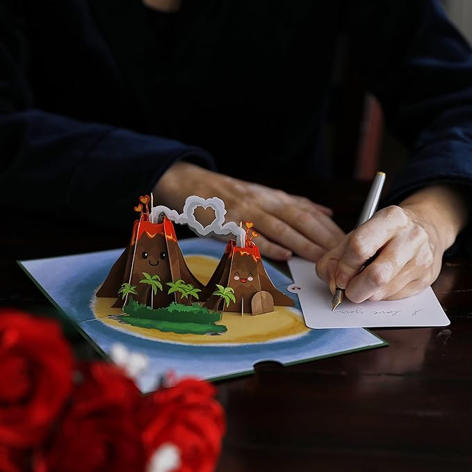 Lovepop Everyday Pop-Up Card for Her, Him, Girls, Boys - 3D Love Greeting Cards - I Lava You - 5" x 7" - Blank Note Card & Envelope Included