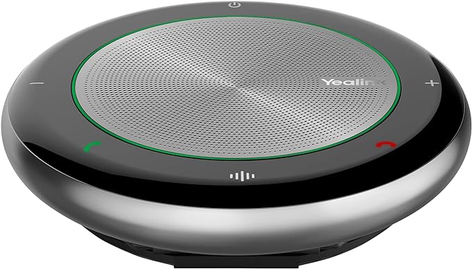 Yealink Teams Certified Speakerphone Wireless Speaker with Microphone Bluetooth for Conference Meeting CP700 Noise Reduction Home Office 360° Voice Pickup (Package Without dongle)