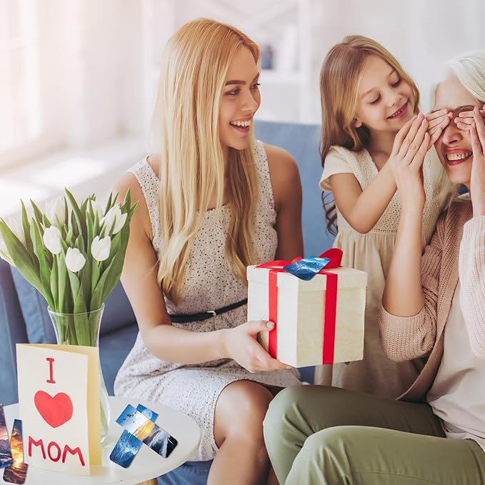 48 Pieces Magnetic Bookmarks Magnet Page Markers - Book Marks for Reading Women & Men with Storage Boxes - Cute Magnet Bookmark Clips for Reading Pleasure（Scenery）