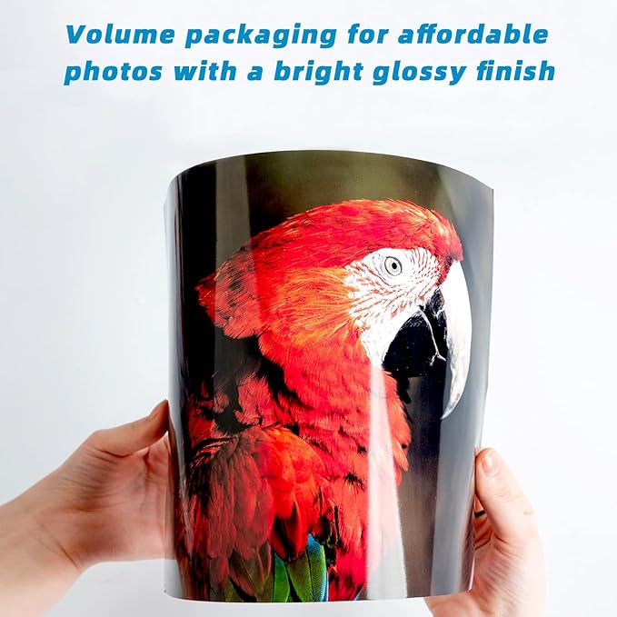 Uinkit 37lb Thin Flyer Paper Glossy 8.5x11 Inkjet 240 sheets Single Side DIY Chip Bag 135gsm Photos Picture for Inkjet Printer with Dye Ink Printer Letter size A4 Brochure