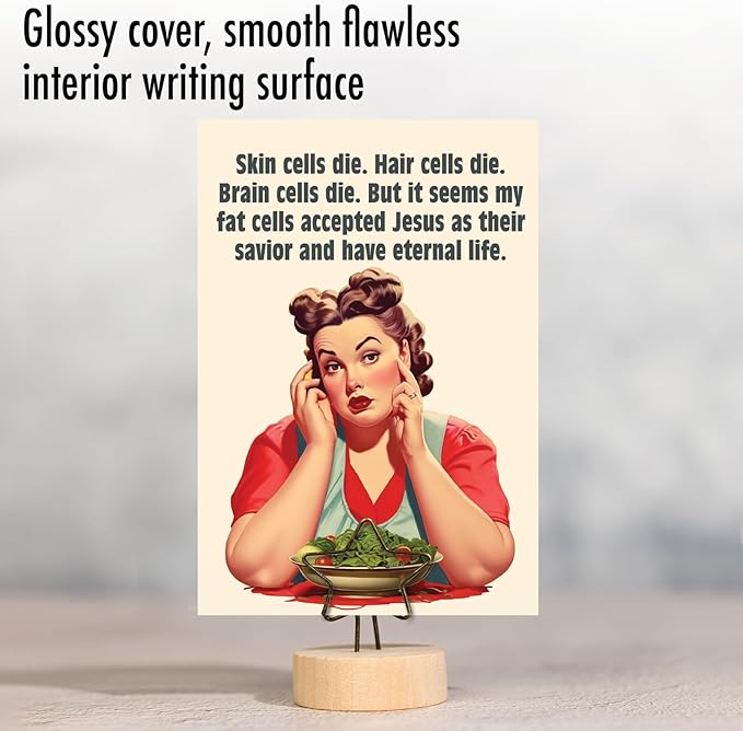 NobleWorks, Funny Birthday Greeting Card with 5 x 7 Inch Envelope (1 Card) Bday Cells Die C10832BDG