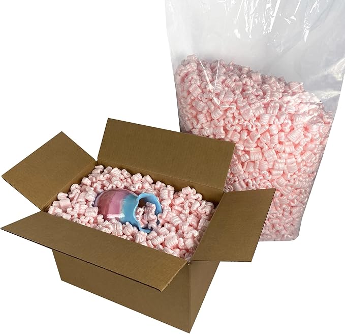 Packing Peanuts Cushioning (1-Pack, Pink)