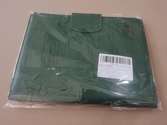 A4 Leather Portfolio,All-in-One Folder Legal Pad Padfolio,Business Interview Legal Organizer with Magnetic Closure,Resume Folder Binder with Luxury Papers,Sticky Tab,Pen for Men & Women,Retro Green