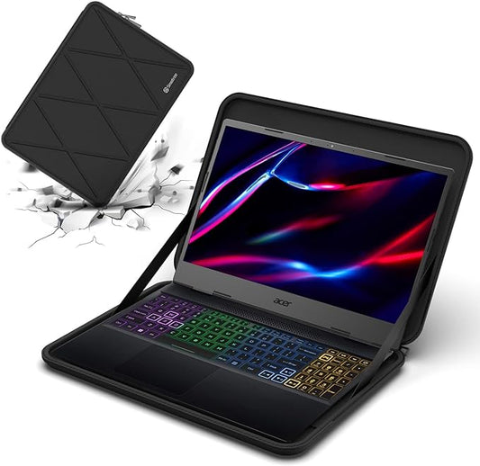 Smatree Hard EVA Protective Sleeve Case Compatible for 15.6 inch Acer Nitro 5 Gaming Laptop Waterproof Sleeve (A1550)
