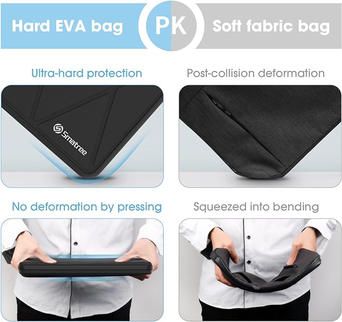 Smatree Laptop Sleeve for ASUS ROG Strix Scar 16 2024/Strix G16 2024, for ROG Zephyrus Duo 15 SE 2021, for ExpertBook B5 OLED/B5 Flip OLED, ProArt Studiobook 16 OLED H7600/Pro 16 OLED W5600 laptop Bag