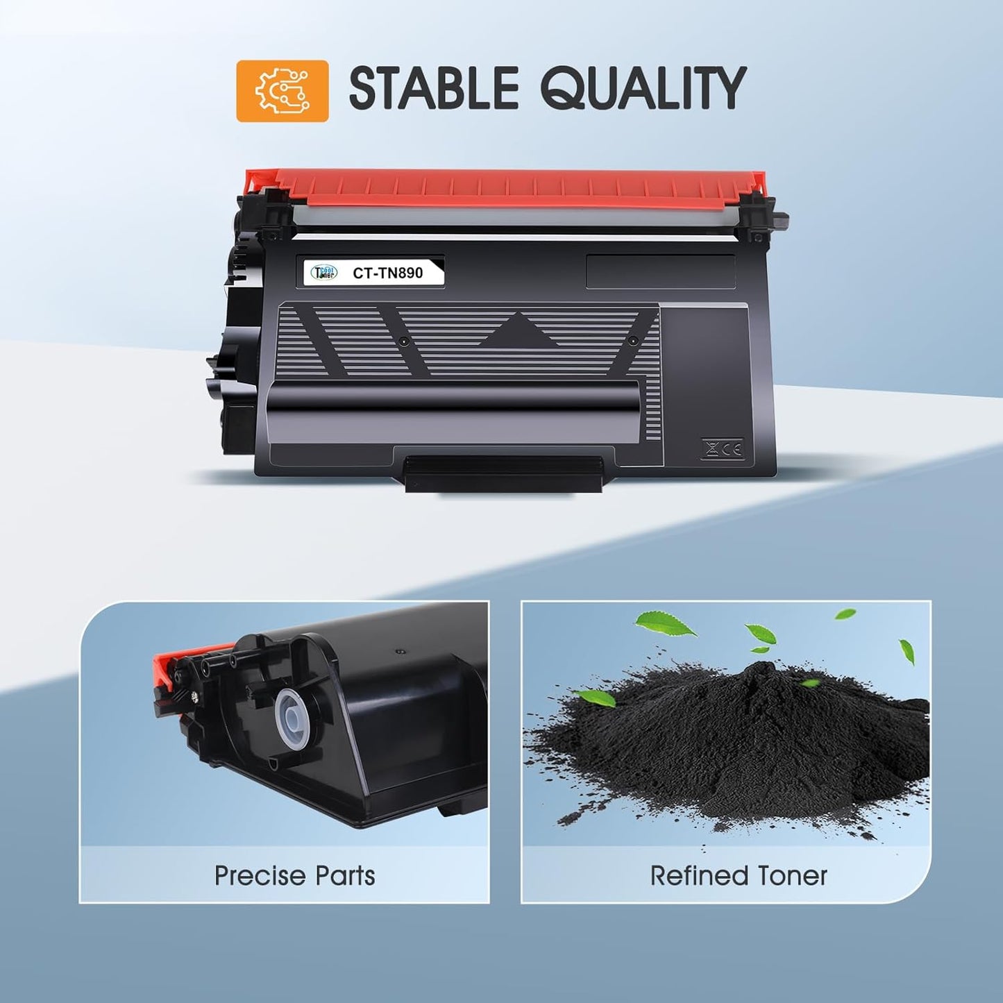 TN890 TN-890 TN 890 Toner Cartridge 2-Pack Compatible for Brother TN890 Ultra High Yield Black Toner Cartridge for Brother HL-L6400DW HL-L6400DWT HL-L6250DW MFC-L6900DW MFC-L6750DW Printer