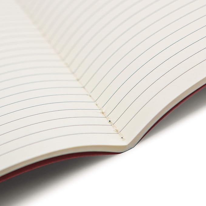 Simply Genius A5 Notebooks for Work, Travel, Business, School & More - College Ruled Notebook - Softcover Journals for Women & Men - Lined Note Books with 92 pages, 5.5" x 8.3" (Wine, 6 pack)