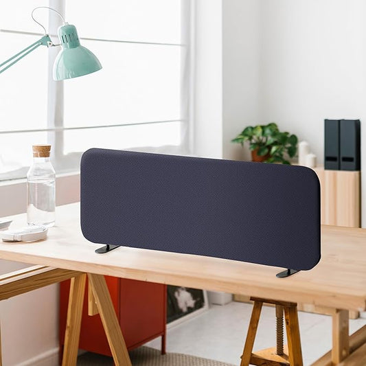Desk Divider, Portable Desk Privacy Panel Shield for Office, Student, Classroom, Freestanding, Scratch Resistance, 48"x18", Cobalt