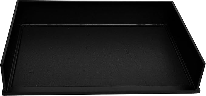 Victor Midnight Black Collection, Legal Size Letter Tray, Black, (1168-5)