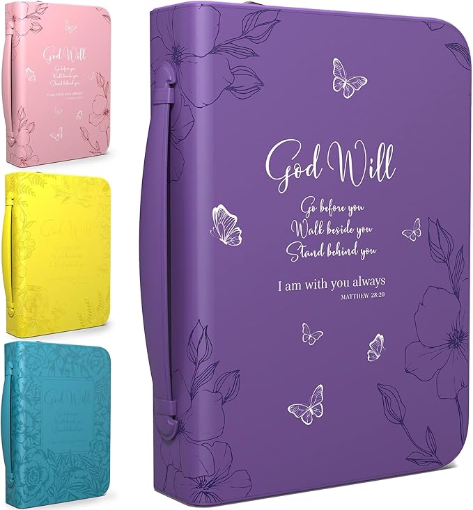 DEHITE Briefcase for Women – Leather Carrying Bag Extra Large Size – | Fits Book 11.12x8x2.12 IN | Pen Slots | Zippered Pocket | Premium Faux Leather | – Purple Accessories Gifts