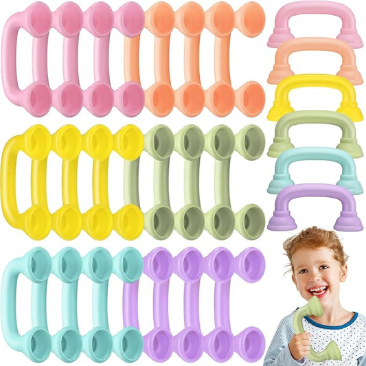 Shappy Bulk Whisper Reading Phones 24 Pcs Whisper Auditory Feedback Phone Classroom Manipulative Hear Myself Sound Speech Therapy Tool for Kids Accelerate Reading Fluency Pronunciation (Pastel Color)