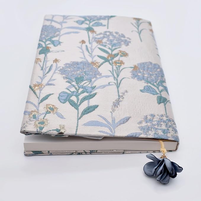 BLBMH Dandelions Book Covers for Paperbacks Book Cover Fit for 5.5x8.2 inch Adjustable Book Sleeve Cover for A5 Books Softcover Protector for Notebook - Blue