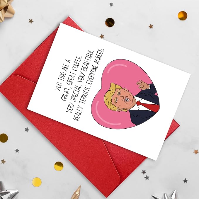 Funny Wedding Card for Friend, Wedding Gift, Humor Bridal Groom Shower Card, Wedding Congratulations Card, Engagement Card for Couple, Wedding Congrats Card for Bride Groom