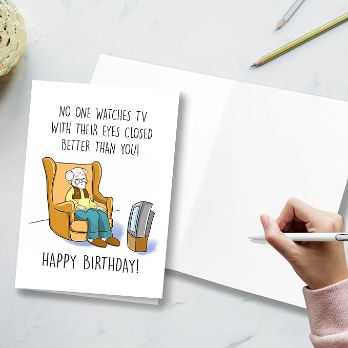 Funny Happy Birthday Card For Dad Grandpa, Humorous Birthday Card, Old Age Birthday Card, Getting Older Birthday Card For Husband, Funny Getting Older Birthday Card for Friend