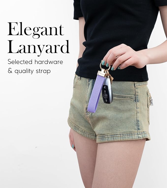 SENLLY Wristlet Lanyard, Stretchy Keychain Holder, Original Elastic Anti-Drop Design Keyring