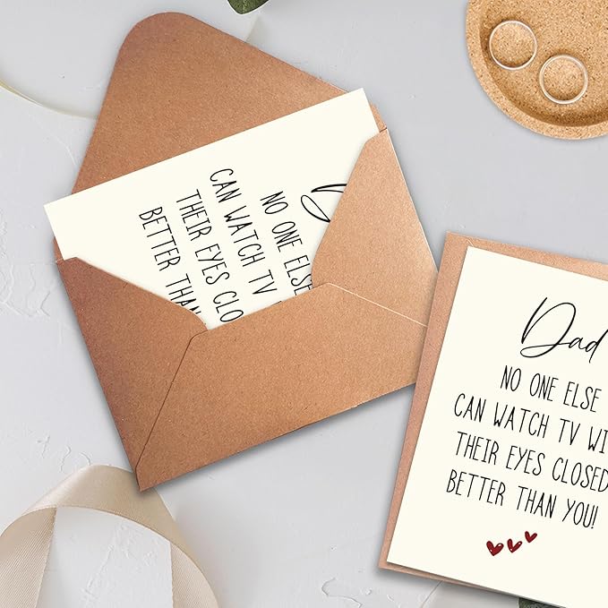 Hqulpr-Funny Birthday Cards For Dad, Birthday Cards For Men Funny Unique, Funny Fathers Dad Card, Birthday Card For Dad Funny, Birthday Cards For Dad From Daughter, Son