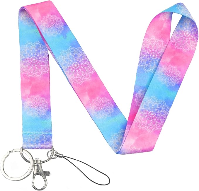 Yiflin Cute Neck Lanyard for Keys, Wallet, Id Card Holder, Cool Keychain Lanyard for Women, Men, Teacher