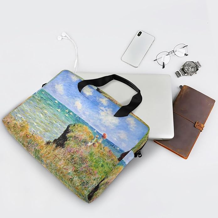 WIHVE Laptop Shoulder Bag 15 14 13inch Laptop Case Bag for Women Men