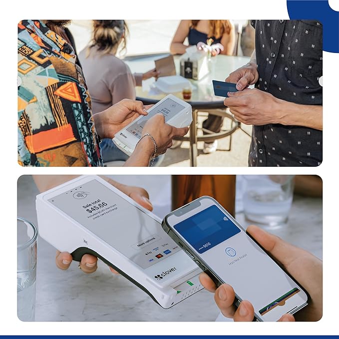 Thermal Paper 2 1/4 x 50-100 Rolls - BPA Free - 55 GSM - Credit Card Paper Rolls Thermal 2 1/4 x 50 for Clover Flex, Verifone VX 520, Dejavoo Z11, Ingenico Desk 3500 - Fits All POS Machines