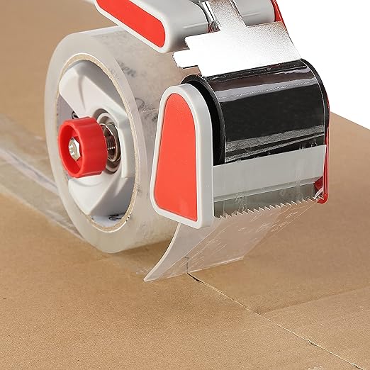 Mr. Pen - Packing Tape Dispenser Gun 2-Inch, 2 Pack with 2 Rolls Tape, Heavy Duty Packing Tape with Dispenser, Packaging Tape, Tape Gun, Clear Packing Tape, Tape Gun for Packing Boxes, Moving Tape