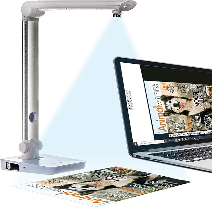 Digital Portable Overhead USB Distance Teaching Document Camera LV-1020 (White)