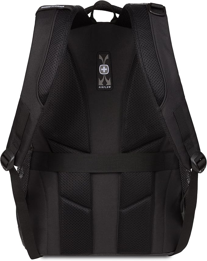SwissGear Cecil 5505 Laptop Backpack, Black Hex, 18-Inch