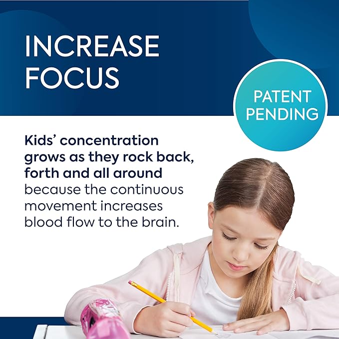 Bouncyband Wiggle Wobble Chair Feet – Transform a Standard School Chair into a Wobble Chair – Chair Feet for Classroom Help Improve Concentration and Calm Children Aged 3+