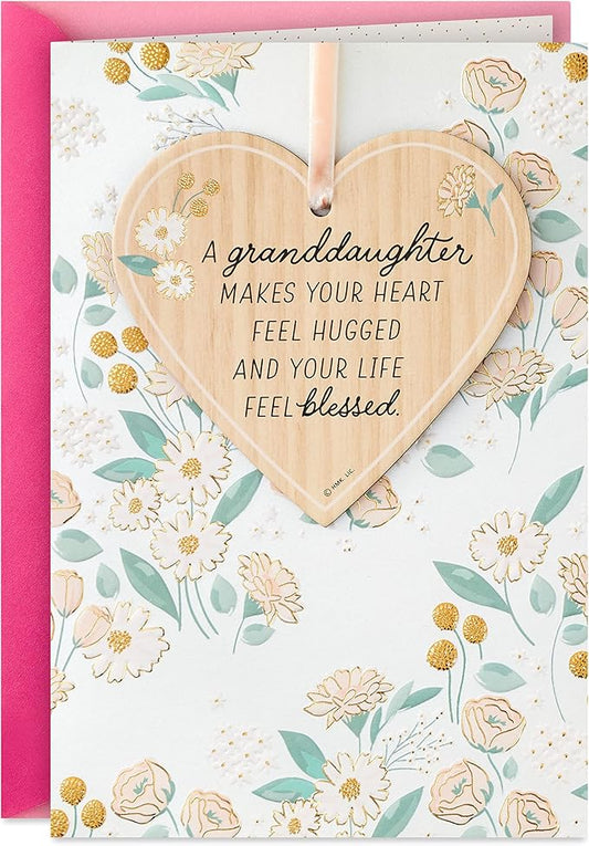Hallmark Birthday Card for Granddaughter (Removable Heart Ornament)