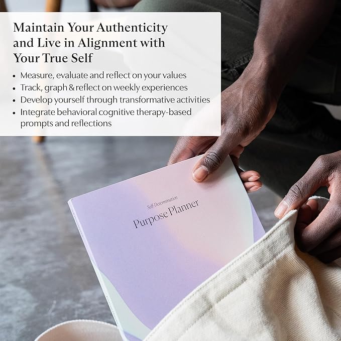 Switch Research Purpose Planner "Self-Determination": Psychologist-Backed Goal Planner for Developing a Life of Purpose - 31-Day Undated Productivity Planner - Guided Prompts, Techniques, and Insights
