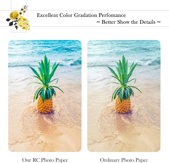 A-SUB Premium Photo Paper Luster 11x17 Inch 66lb for Inkjet Printers 50 Sheets, Single Sided