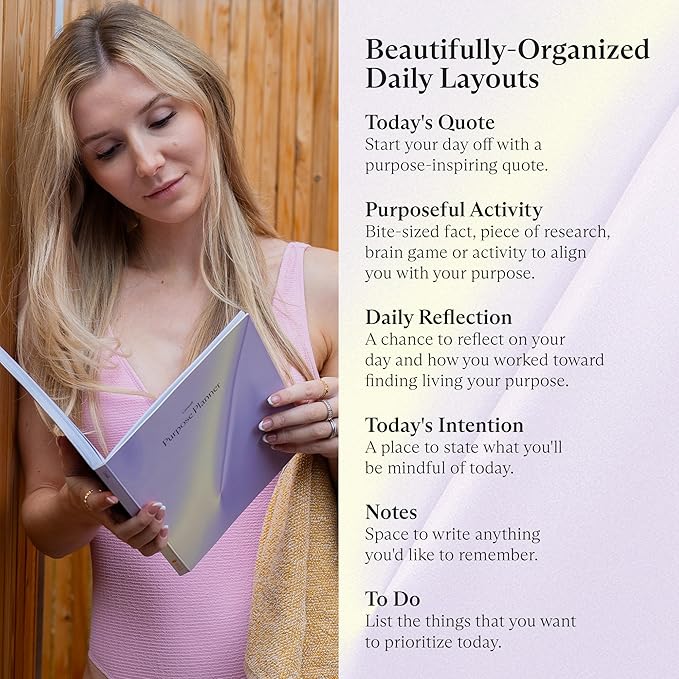 Switch Research Purpose Planner "Growth": Psychologist-Backed Goal Planner for Developing a Life of Purpose - 31-Day Undated Productivity Planner - Guided Prompts, Techniques, and Insights