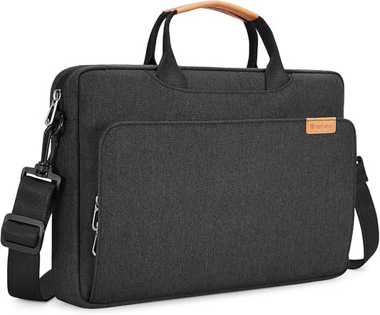 NIDOO Laptop Sleeve Shoulder Bag for 12.9" iPad Pro M1 M2 2022/13" 13.6" MacBook Air M2 / 13 MacBook Pro M2 M1 / Surface Pro X 8 9 7+, Briefcase Handbag for 13.4" Dell XPS 13 Plus / 12.4" Galaxy Tab