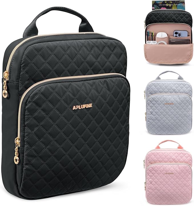 Book Sleeve With Zipper Book Pouch, Book Protector Bag,Book Sleeve for Book Lovers, Book Cover, Book Carrying Case for Book Accessories, Study Suppliers, Black