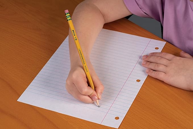 Ticonderoga Wood-Cased Pencils, Pre-Sharpened, 2 HB Soft, Yellow, 12 Count