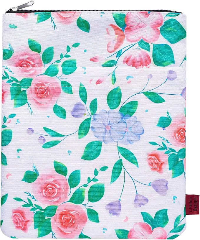 Book Sleeve for Book Lovers, Bookish Book Protector, Book Covers for Paperbacks, Washable Fabric, Book Sleeves with Zipper, Medium 11 Inch X 8.7 Inch