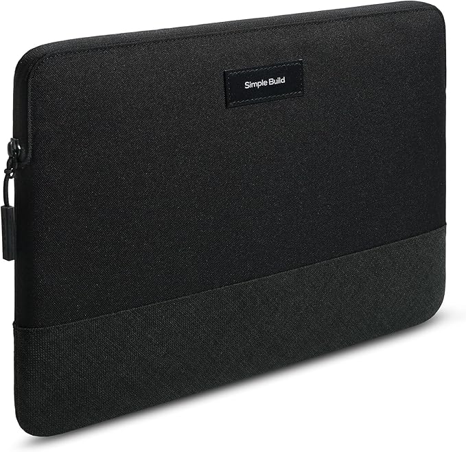Slim Laptop Sleeve/Case for 2023/2024 M1/M2/M3 MacBook Pro/Air (Black Beauty, for 13.6-inch MacBook Air (M2/M3))