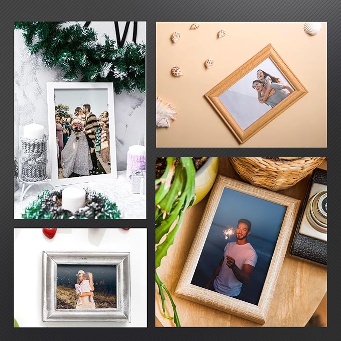 A-SUB Premium Photo Paper Luster 8.5x11 Inch 66lb for Inkjet Printers 50 Sheets, Single Sided